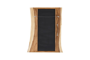 Phillips Collection Split Slab Mirror - Artisan Chamcha Wood Design with Unique Sap Lines for Stunning Wall Décor TH61374