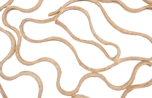 Phillips Collection Vine Wall Flower - Modern Organic Decorative Art For Stylish Home Décor And Gallery Walls Brown Wood Th63686