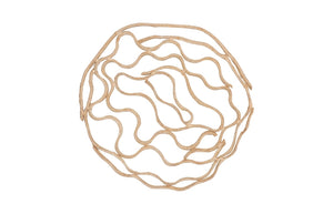 Phillips Collection Vine Wall Flower - Modern Organic Decorative Art For Stylish Home Décor And Gallery Walls Brown Wood Th63686