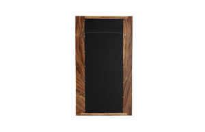 Phillips Collection River Mirror, Elegant Chamcha Wood Design - Sustainable Art Piece with Unique Wavy Grain & Style TH65508