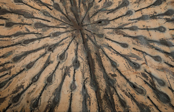 Phillips Collection Metal Lotus Wall Art – Eco-Friendly, Rustic Design for Stunning Home Décor, Unique & Versatile Display TH66079