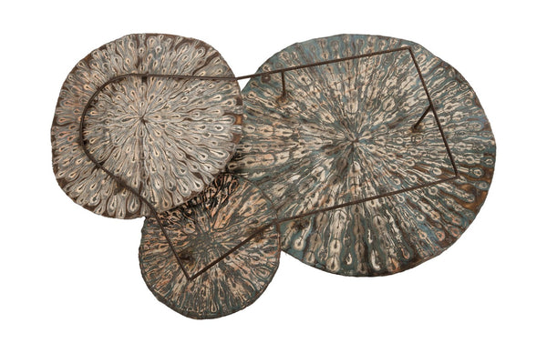Phillips Collection Metal Lotus Wall Art – Eco-Friendly, Rustic Design for Stunning Home Décor, Unique & Versatile Display TH66079