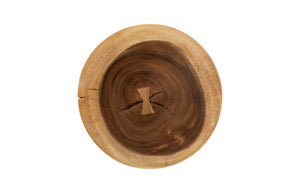 Phillips Collection Hourglass Reclaimed Chamcha Wood Side Table - Sculptural Modern-Organic Accent for Any Space TH66192