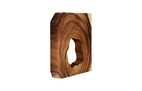 Phillips Collection Freeform Wall Tile - Unique Chamcha Wood Art Piece, Perfect For Modern Organic Décor Solutions Brown Wood ,Chamcha Wood Th68903