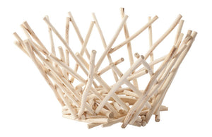 Phillips Collection Stick Bowl - Eco-friendly Artisan Design With Modern Organic Aesthetic For Stylish Home Decor Brown Wood Th69097