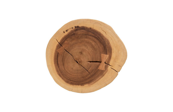 Phillips Collection Stump Stool - Rustic Natural Wood Accent for Versatile Seating, Side Table, or Decorative Display TH69603