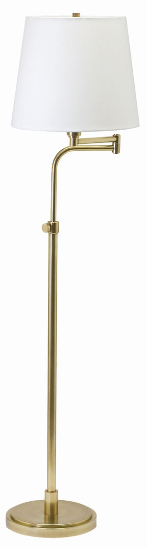 House Of Troy Townhouse Adjustable Swing Arm Floor Lamps: Stylish Lighting For Modern Living Spaces And Decor Raw Brass Metal Th700-rb