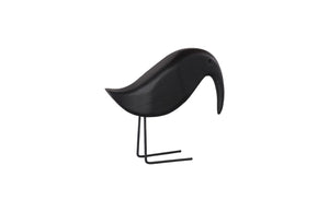 Phillips Collection Black Bird Sculpture – Modern Minimalist Wood Accent with Unique Grain for Whimsical Home Decor TH77251