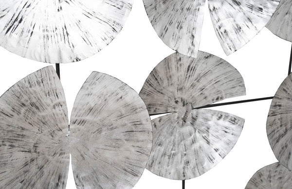 Phillips Collection Ginkgo Leaf Wall Art – Sculptural Silver Discs with Modern Organic Elegance for Any Space Decor TH78934