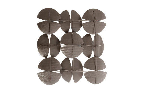 Phillips Collection Ginkgo Leaf Wall Art – Sculptural Silver Discs with Modern Organic Elegance for Any Space Decor TH78934