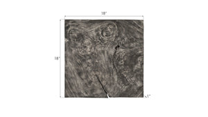 Phillips Collection Freeform Wall Tile - Unique Chamcha Wood Art Piece, Perfect For Modern Organic Décor Solutions Gray,Brown Wood ,Chamcha Wood Th82455