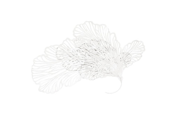 Phillips Collection Butterfly Large Metal Wall Sculpture White Powder Coated Steel Shadow Casting Art TH83076