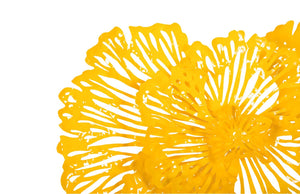 Phillips Collection Flower Wall Art Sculpture - Intricate Filigree Design for Modern Organic Home Decor, 18 Inches Small, Dandelion, Metal TH83077