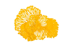 Phillips Collection Flower Wall Art Sculpture - Intricate Filigree Design for Modern Organic Home Decor, 18 Inches Small, Dandelion, Metal TH83077