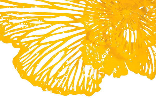 Phillips Collection Flower Wall Art Sculpture - Intricate Filigree Design for Modern Organic Home Decor, 18 Inches Medium, Dandelion, Metal TH83078