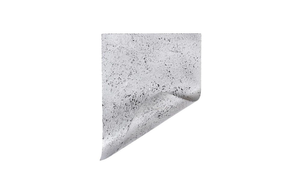 Phillips Collection Pages Wall Tiles - Hand-sculpted Metal Art For A Dynamic And Textured Modern Wall Display Silver Metal ,Iron Th84083