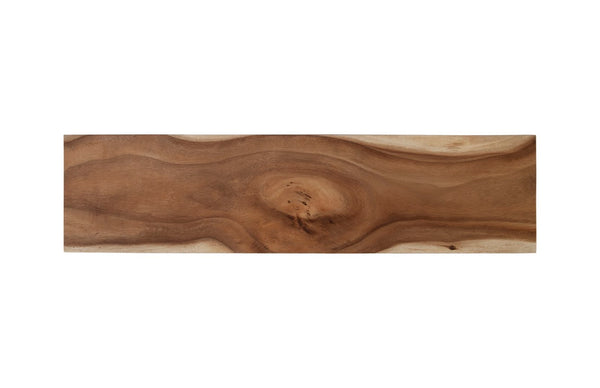 Phillips Collection Geometry Console Table - Modern Organic Design with Black Accents and Natural Woodgrain for Any Space TH85206