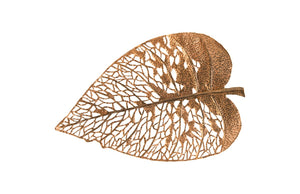 Phillips Collection Birch Leaf Wall Art - Hand-Crafted Metal Sculpture for Modern Organic Home Décor and Style Copper, LG TH85853