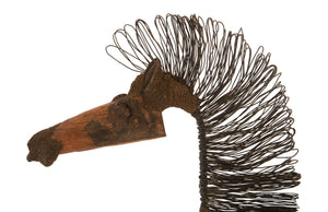 Phillips Collection Wire Horse Sculpture – Handcrafted Eco-Friendly Art Piece with Reclaimed Wood and Unique Charm SM Body TH87870