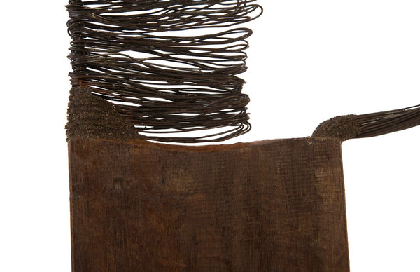 Phillips Collection Wire Horse Sculpture – Handcrafted Eco-Friendly Art Piece with Reclaimed Wood and Unique Charm Big Body TH87871