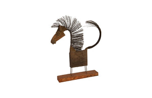 Phillips Collection Wire Horse Sculpture – Handcrafted Eco-Friendly Art Piece with Reclaimed Wood and Unique Charm MD Body TH87872