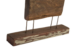 Phillips Collection Wire Horse Sculpture – Handcrafted Eco-Friendly Art Piece with Reclaimed Wood and Unique Charm Long Body TH87873
