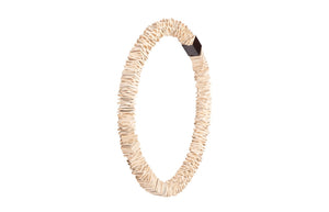Phillips Collection Stacked Wall Ring Art - Handcrafted Chamcha Wood Sculpture for Contemporary and Rustic Decor Bleached, LG TH89176