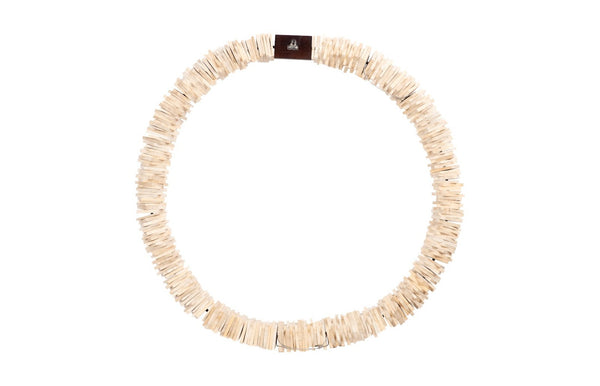 Phillips Collection Stacked Wall Ring Art - Handcrafted Chamcha Wood Sculpture for Contemporary and Rustic Decor Bleached, LG TH89176