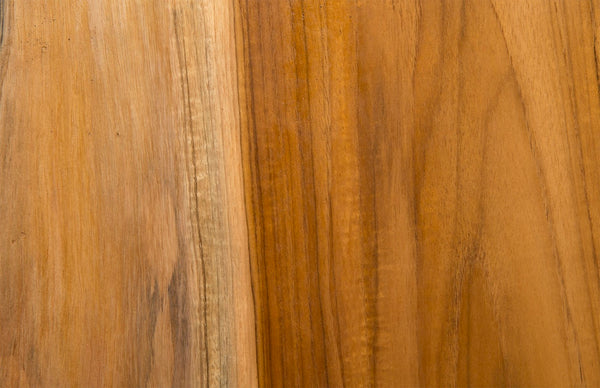 Phillips Collection Teak Console Table With Iron Top - Modern Organic Design, Unique Wood Graining & Elemental Style Brown,Black Wood ,Teak Th89260