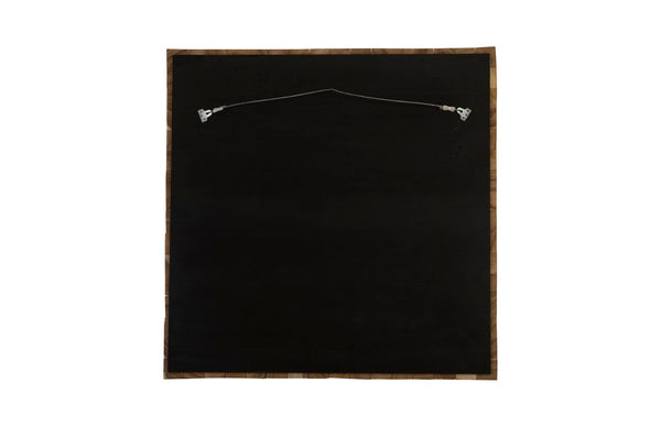 Phillips Collection Blocks Wall Art Sculpture, Handcrafted Chamcha Wood Decor with Unique Texture and Organic Design TH92140