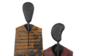 Phillips Collection Honey Drum People Metal Wall Art Sculpture - Handmade, Sustainable Décor for Unique Interiors TH92142