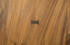 Phillips Collection Origins Reclaimed Chamcha Wood Bar Stool with Butterfly Joints for Organic Interiors TH92730