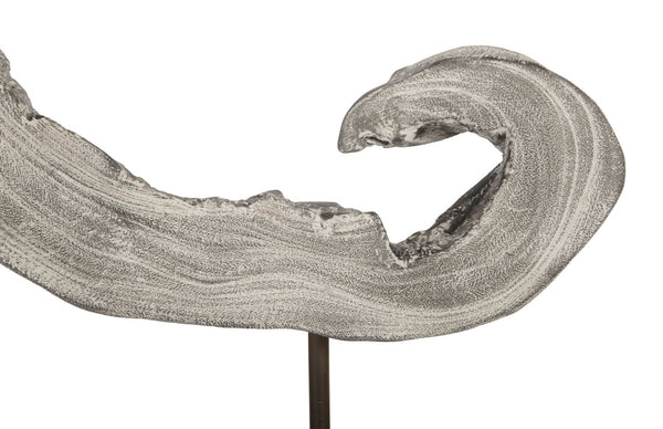Phillips Collection Creature Sculpture on Stand – Hand-Finished Accent with Unique Organic Design for Modern Spaces Gray Stone TH93180