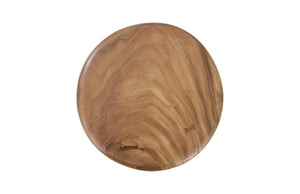 Phillips Collection String Solid Chamcha Wood Bar Table with Tapered Iron Legs for Kitchen or Dining TH93209