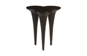 Phillips Collection Marley Bar Table - Stylish Sculptural Design with Warm Tones for Modern or Rustic Interiors Chamcha Wood, Burnt Finish TH94483