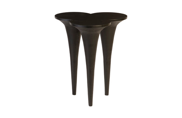 Phillips Collection Marley Bar Table - Stylish Sculptural Design with Warm Tones for Modern or Rustic Interiors Chamcha Wood, Burnt Finish TH94483