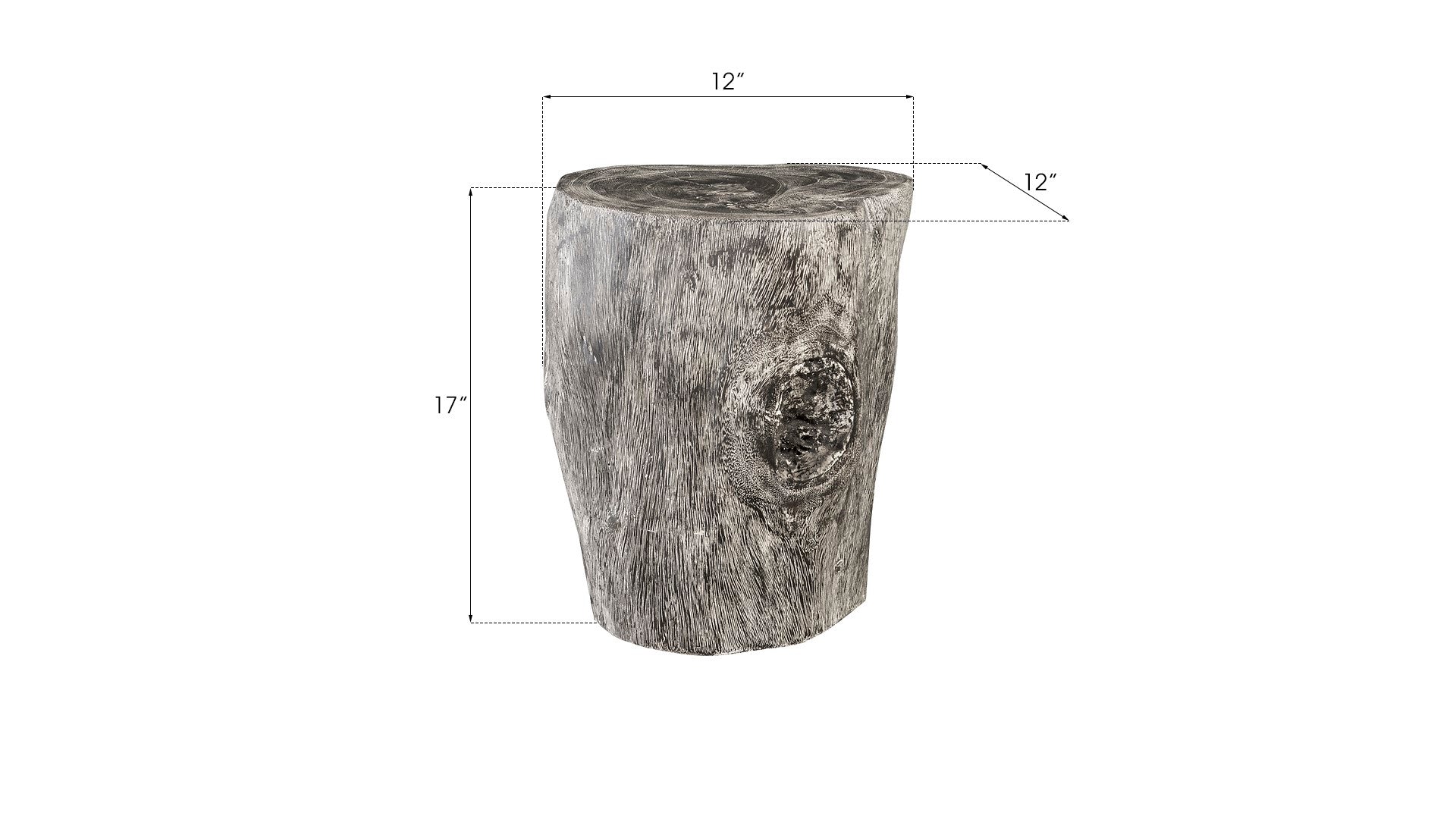 Phillips Collection Stump Stool - Thumbnail 5