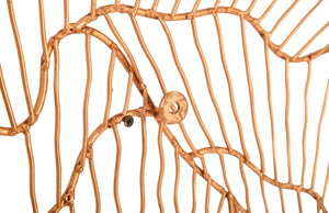 Phillips Collection Poppy Flower Wall Art - Modern Organic Sculpture for Elegant Home Decor and Stunning Visual Appeal Copper, LG TH95114