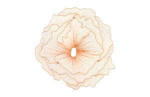 Phillips Collection Poppy Flower Wall Art - Modern Organic Sculpture for Elegant Home Decor and Stunning Visual Appeal Copper, LG TH95114