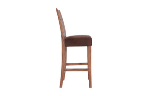 Phillips Collection Origins Handcrafted Counter Stool with Unique Woodgrain Design for Modern or Rustic Spaces Chamcha Wood, Natural TH95603