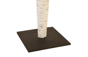 Phillips Collection Vested Female Sculpture - Elegant Contemporary Accent for Modern Interiors and Serene Spaces Small, Chamcha, Natural, White, Gold TH95605