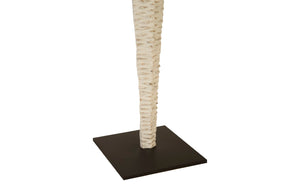 Phillips Collection Vested Female Sculpture - Elegant Contemporary Accent for Modern Interiors and Serene Spaces Large, Chamcha, Natural, White, Gold TH95609