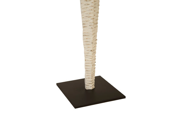 Phillips Collection Vested Female Sculpture - Elegant Contemporary Accent for Modern Interiors and Serene Spaces Large, Chamcha, Natural, White, Gold TH95609