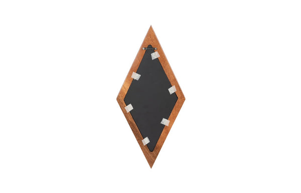 Phillips Collection Diamond Mirror - Sustainable Chamcha Wood Craftsmanship For Eco-friendly Home Decor Solutions Beige Wood ,Chamcha Wood Th95618