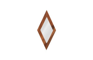Phillips Collection Diamond Mirror - Sustainable Chamcha Wood Craftsmanship For Eco-friendly Home Decor Solutions Beige Wood ,Chamcha Wood Th95618
