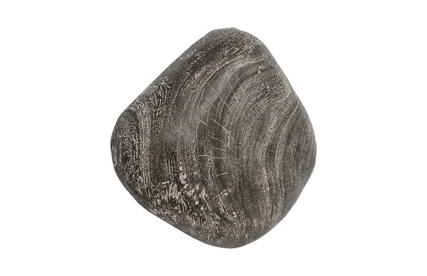 Phillips Collection River Stone Wall Tile - Nature-inspired Decorative Piece For Stunning Modern Interiors And Spaces Gray Wood Th96031