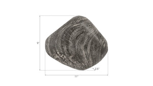 Phillips Collection River Stone Wall Tile - Nature-inspired Decorative Piece For Stunning Modern Interiors And Spaces Gray Wood Th96031