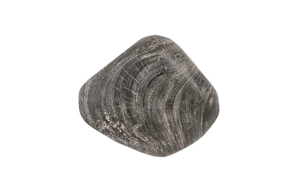 Phillips Collection River Stone Wall Tile - Nature-inspired Decorative Piece For Stunning Modern Interiors And Spaces Gray Wood Th96031