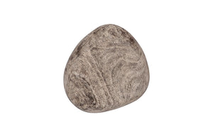 Phillips Collection River Stone Wall Tile Sculpture - Elegant Metal Design Inspired by Nature for Modern Interiors Gray Stone, XL TH96033