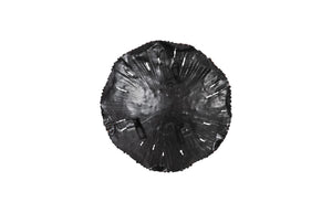 Phillips Collection Lotus Large Metal Wall Art - Hand-crafted Copper Beauty With Textured Black Highlights For Home Decor Brown,Black Metal Th96156